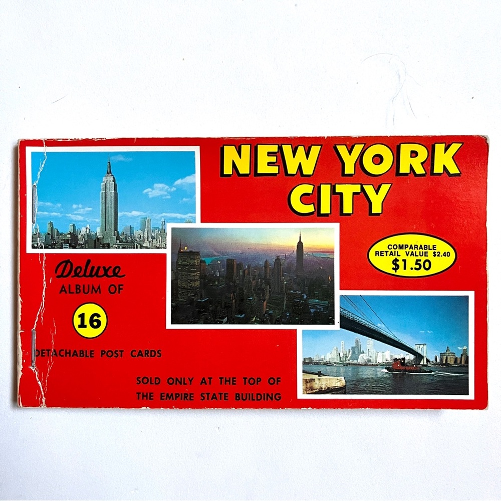 1971 New York City Deluxe Postcard Booklet- Complete set- full Color. Woohoo!